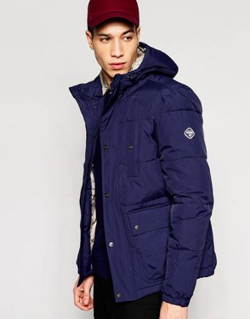 Puffa Caney Amsterdam Coat - Navy