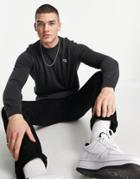 Ps Paul Smith Zebra Logo Sweater In Charcoal-grey