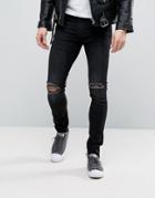 Cheap Monday Tight Jean Turnout Black Wash - Black