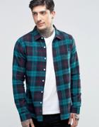 Another Influence Checked Shirt - Green