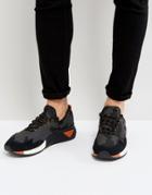 Diesel Skb Knit Runner Sneakers - Black
