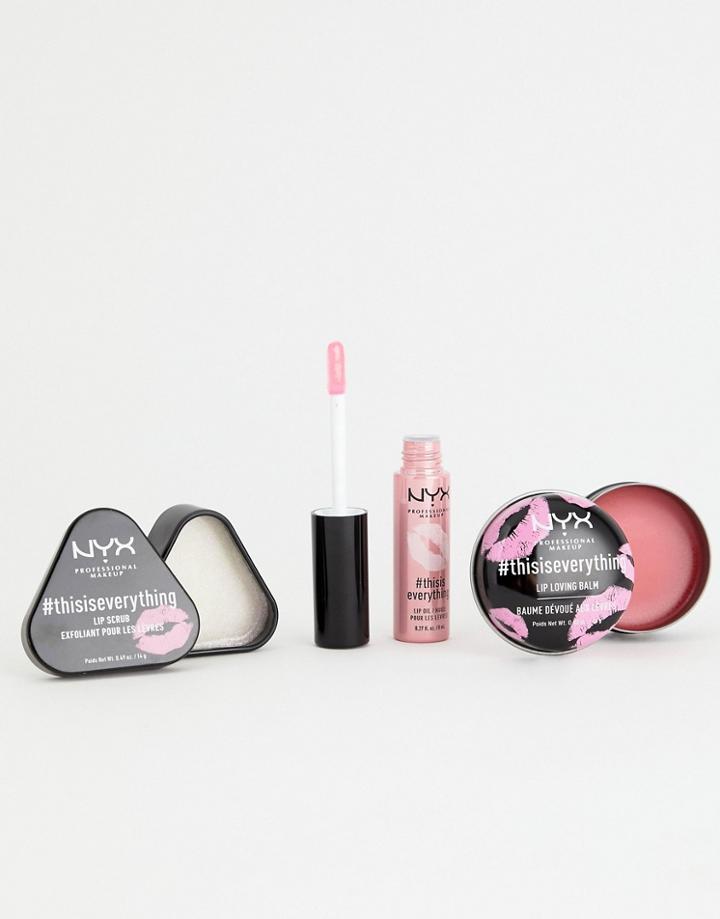 Nyx Professional Makeup Sugar Trip Lip Treats Set - Clear