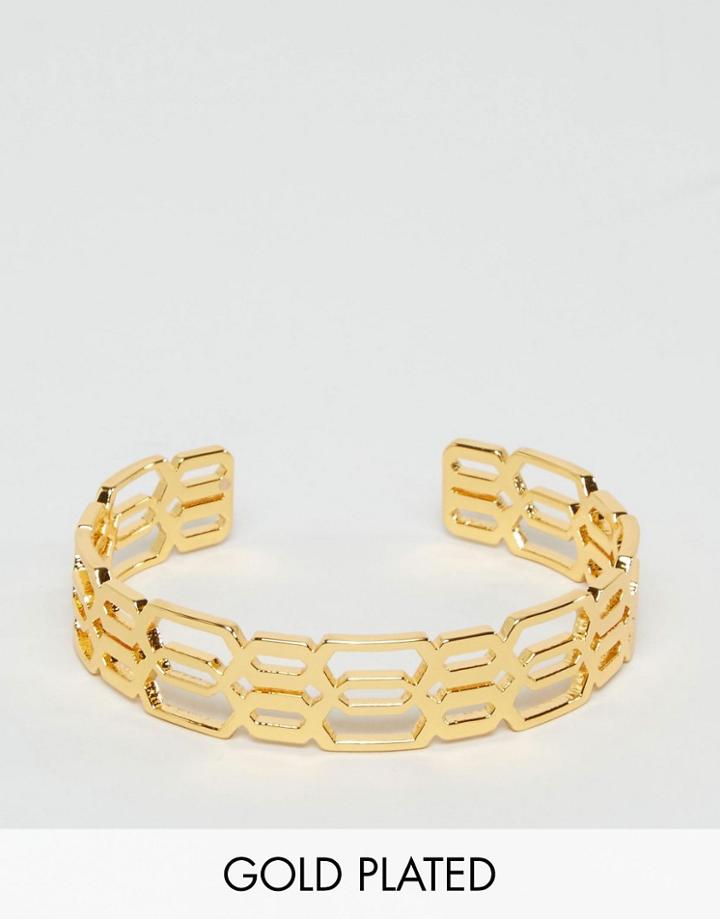 Gorjana Gold Plated Layla Cuff Bracelet - Gold