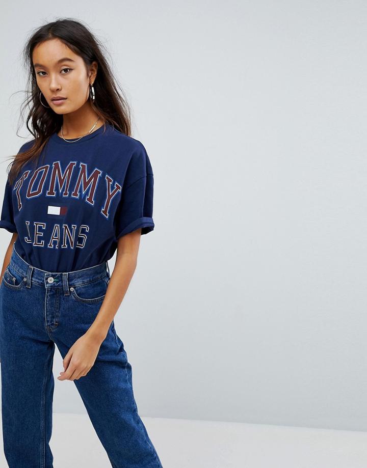 Tommy Jeans 90s Capsule Logo T-shirt - Navy
