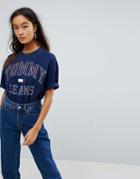 Tommy Jeans 90s Capsule Logo T-shirt - Navy