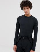 Surfanic Bodyfit Ski Long Sleeve T-shirt Baselayer-black
