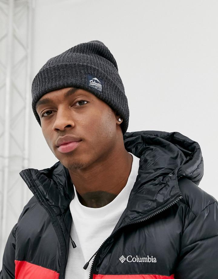 Columbia Lost Lager Beanie In Black