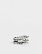 Designb Silver Snake Ring - Silver