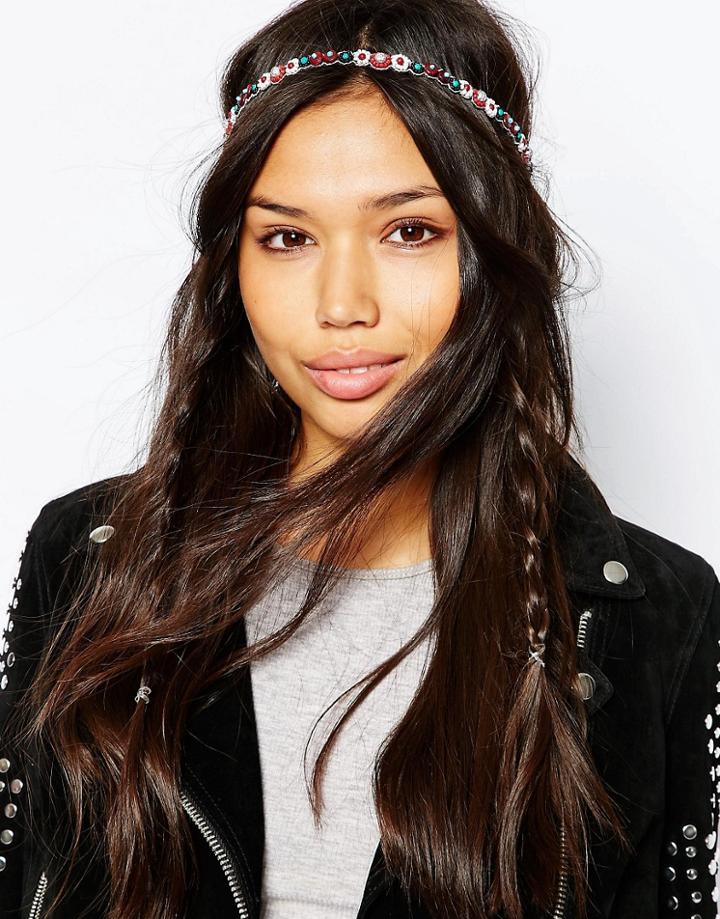 Asos Mini Bead Headband - Multi