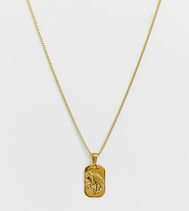 Image Gang Gold Filled Taurus Star Sign Pendant Necklace