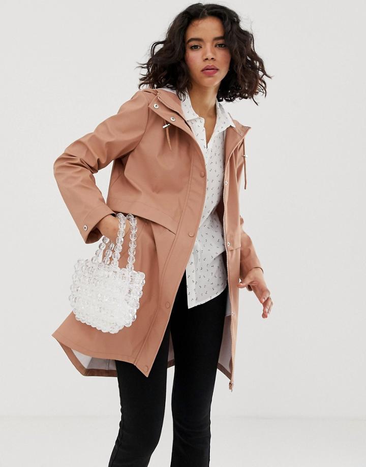Vero Moda Rain Coat - Pink