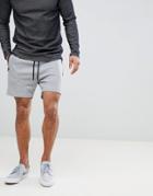 Jack & Jones Core Jersey Short With Heat Sealed Pocket - Gray