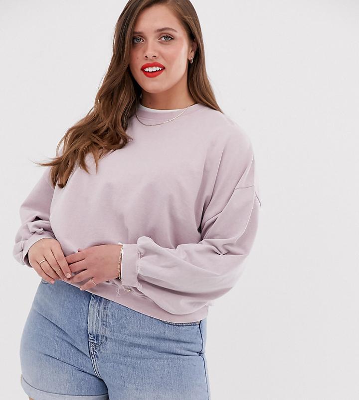 Urban Bliss Plus Balloon Sleeve Sweater