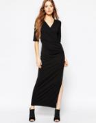 Selected Lulu Maxi Dress - Black