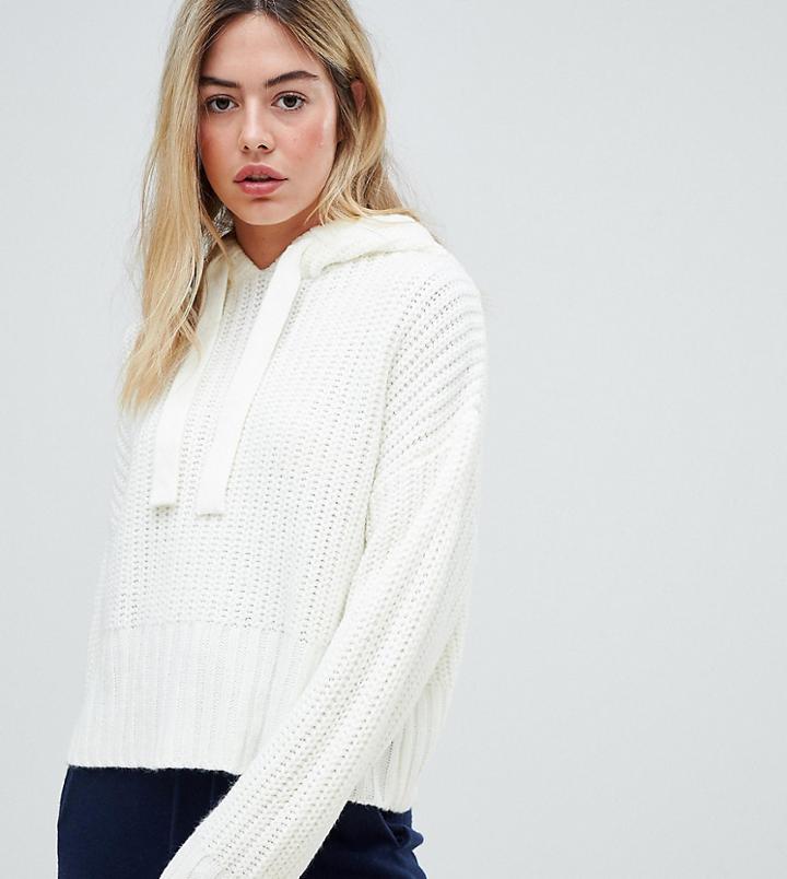 Micha Lounge Knitted Hoodie - Cream