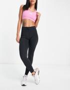 Asos 4505 Hiking Leggings With Zip Front And Sweat Wicking-black