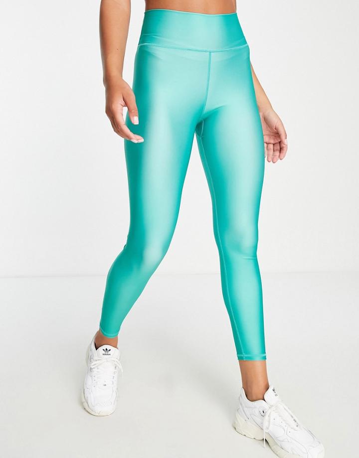Daisy Street Active Leggings In Jade Green