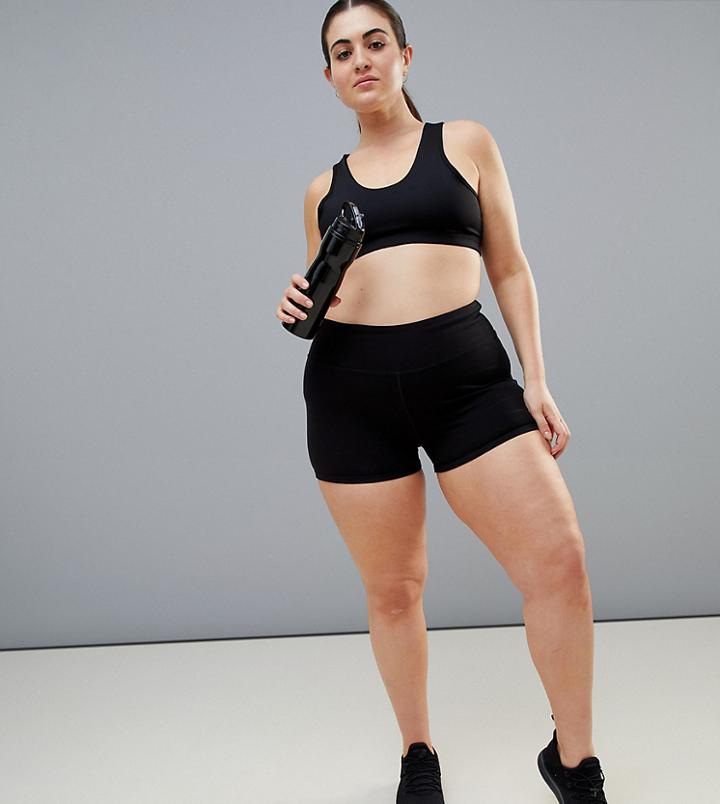 Asos 4505 Curve Training Booty Short - Black