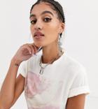 Another Reason Relaxed T-shirt With Marble Graphic-cream