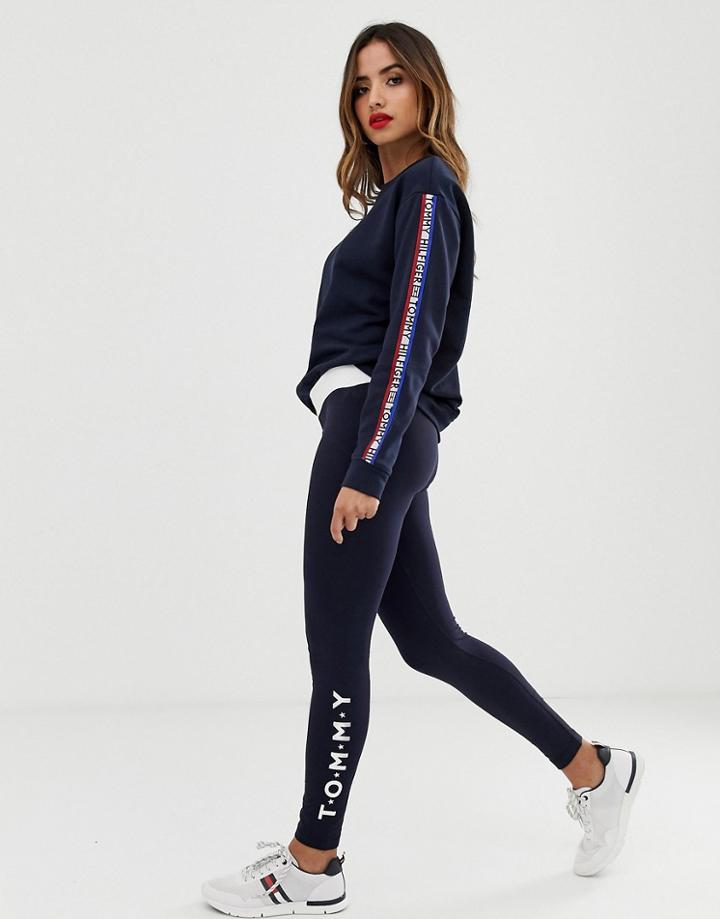 Tommy Hilfiger Lorna Logo Leggings - Navy