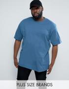 Duke Plus Crew Neck T-shirt In Light Blue - Blue