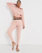 Calvin Klein Ck One Lounge Logo Sweatpants In Pink