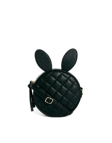 Asos Quilt Cross Body Bag With Rabbit Ears