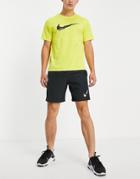 Nike Running Dri-fit 7-inch Colorblock Shorts In Black