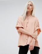Noisy May Alex Boxy Shirt - Orange