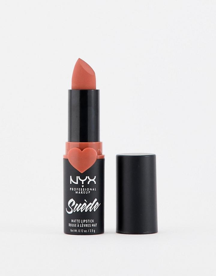 Nyx Professional Makeup Suede Matte Lipsticks - Peach Don't Kill Me - Pink