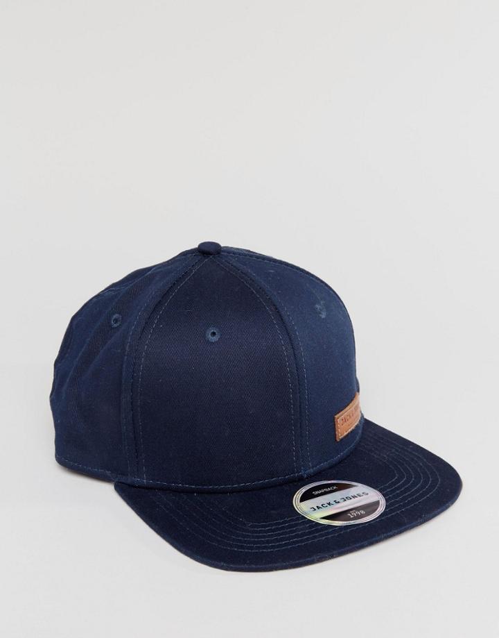 Jack & Jones Basic Snapback Cap - Blue