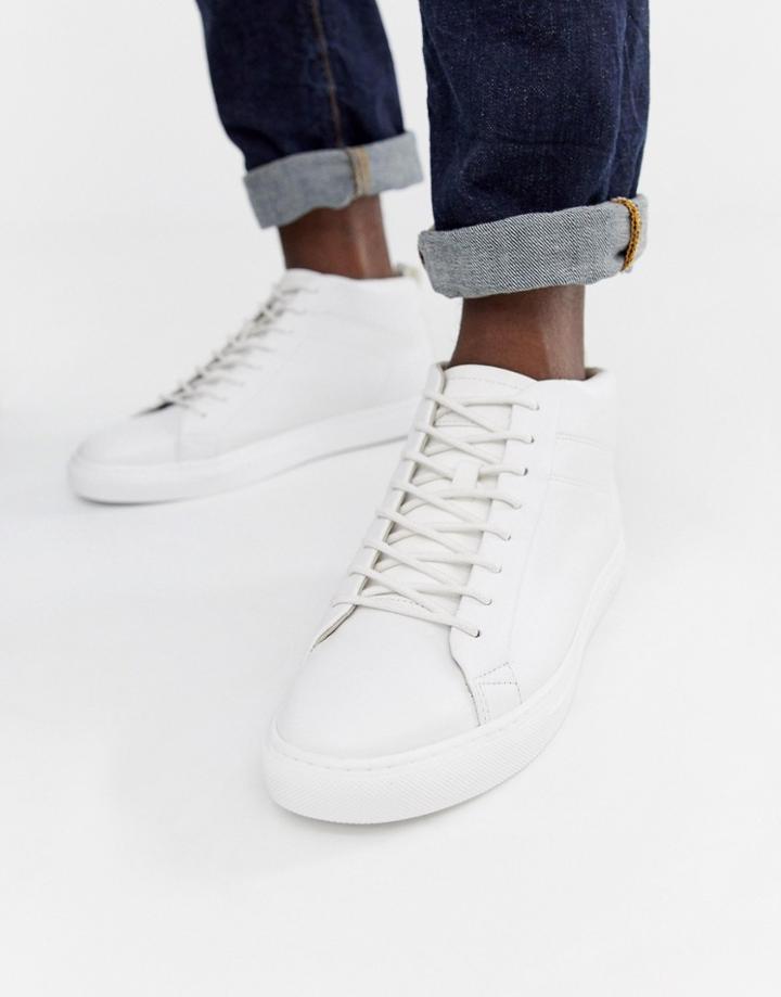 Jack & Jones High Top Sneaker-white