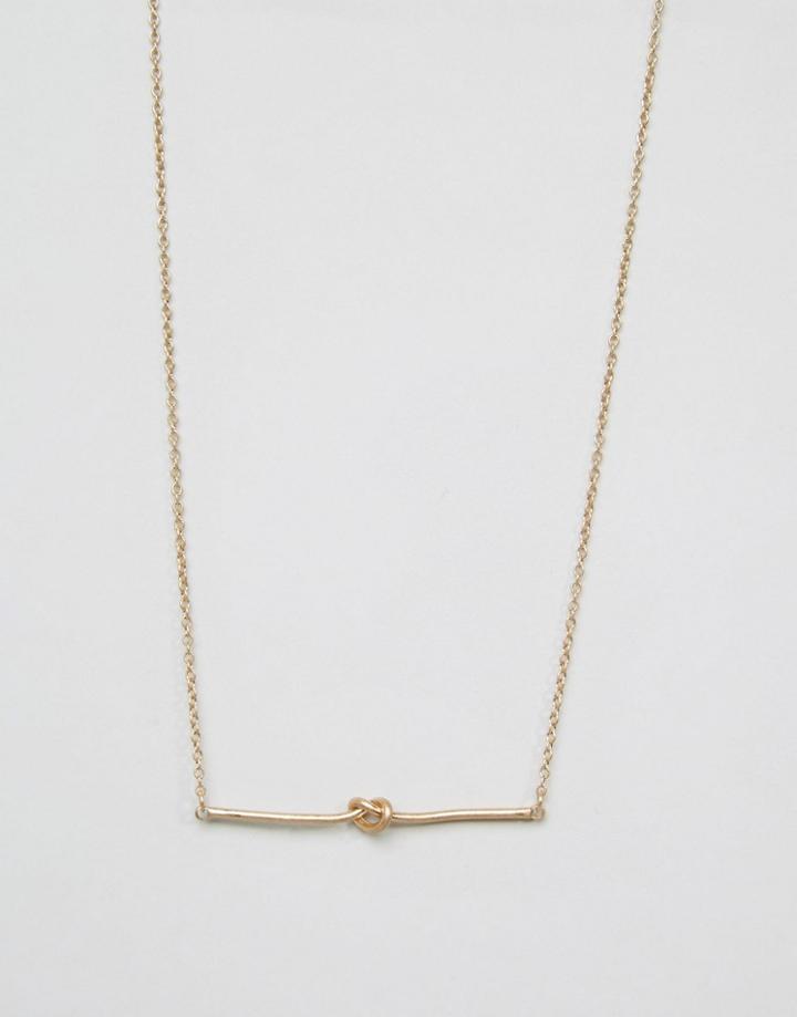 Selected Femme Sima Necklace - Gold