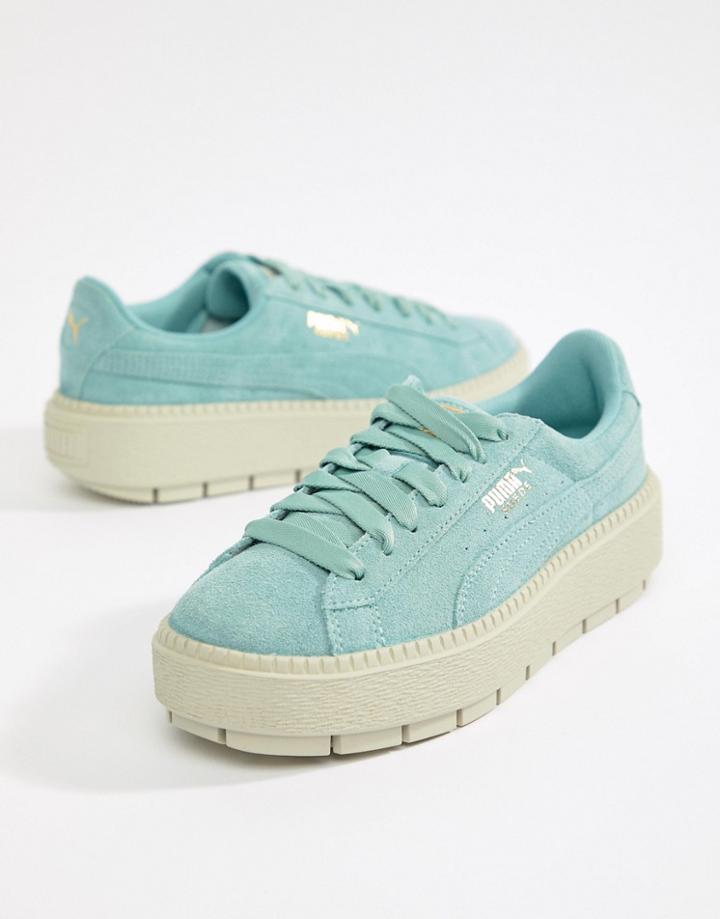 Puma Platform Trace Sneaker - Blue