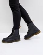 Dr Martens Lace Up 8 Eye Boot-black