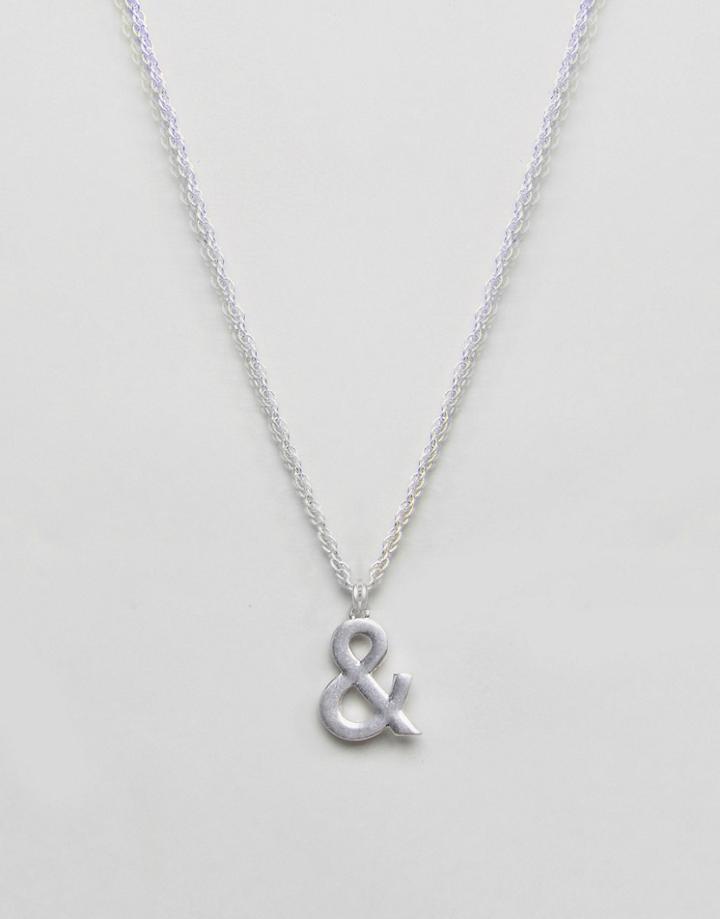Asos X Glaad Necklace - Silver