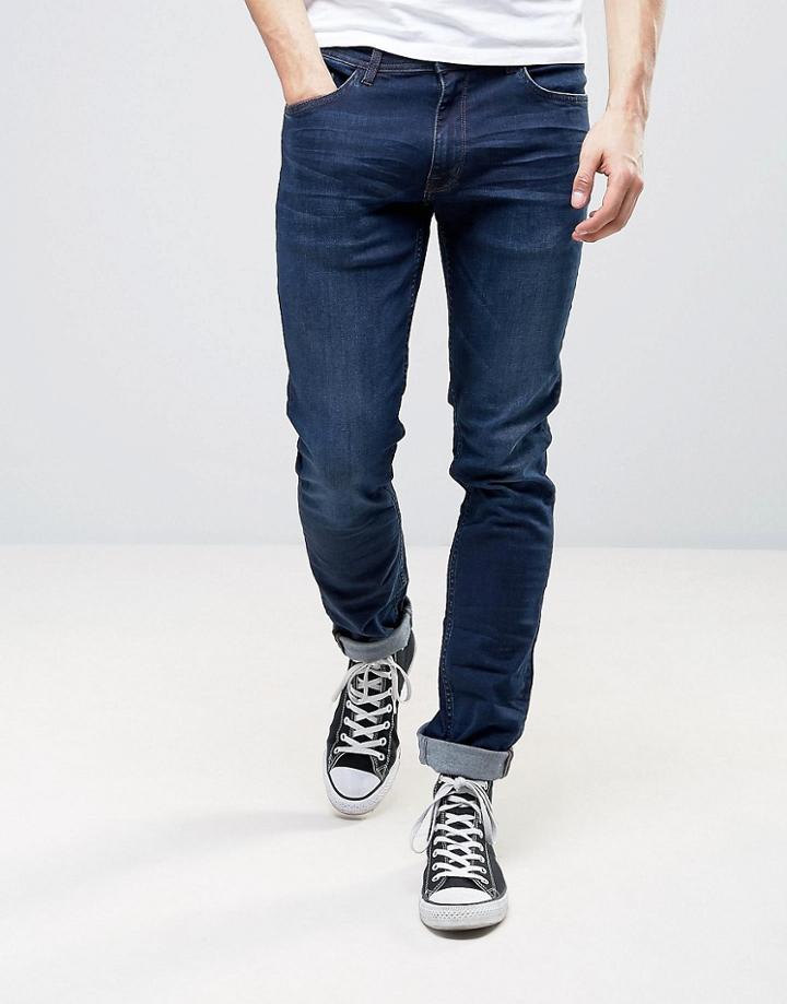 Casual Friday Slim Fit Jeans In Indigo - Blue