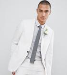 Noak Skinny Wedding Suit Jacket - White