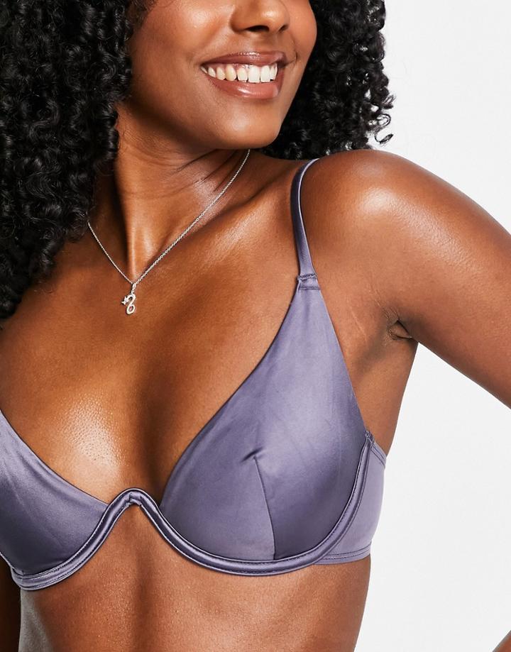 Dorina Majorelle Underwire Bikini Top In Gray