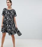 New Look Maternity Smock Tier Dress - Black