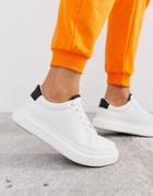 Asos Design Doro Chunky Lace Up Sneakers In White