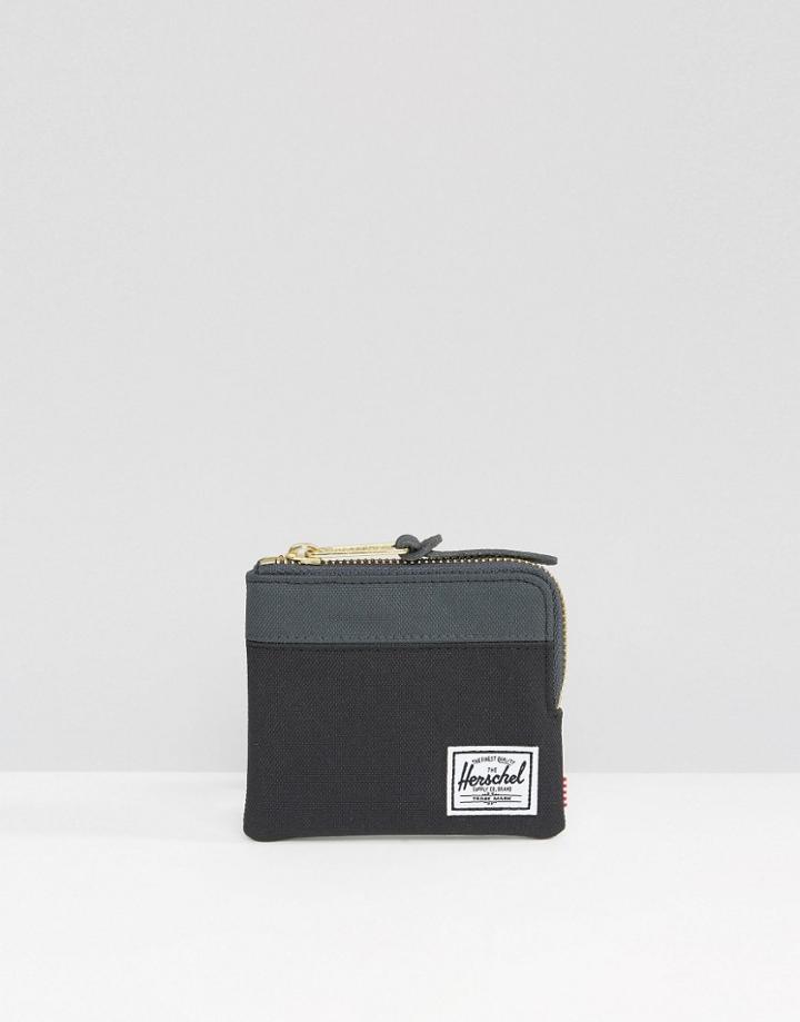 Herschel Supply Co Johnny Zip Around Wallet - Black