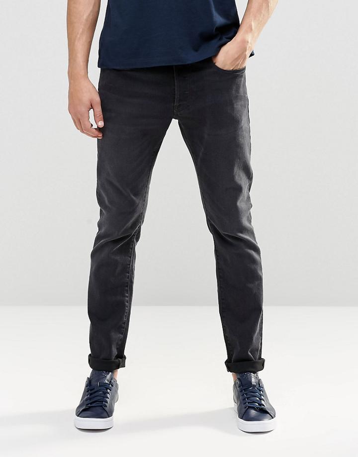 G Star Jeans 3301 Slim Dark Aged - Gray
