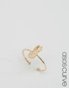 Asos Curve Pineapple Ring - Gold