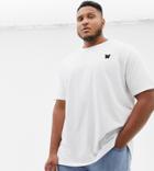 Good For Nothing T-shirt In White With Chest Logo Exclusive To Asos - White