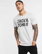 Jack & Jones Large Brand T-shirt-grey