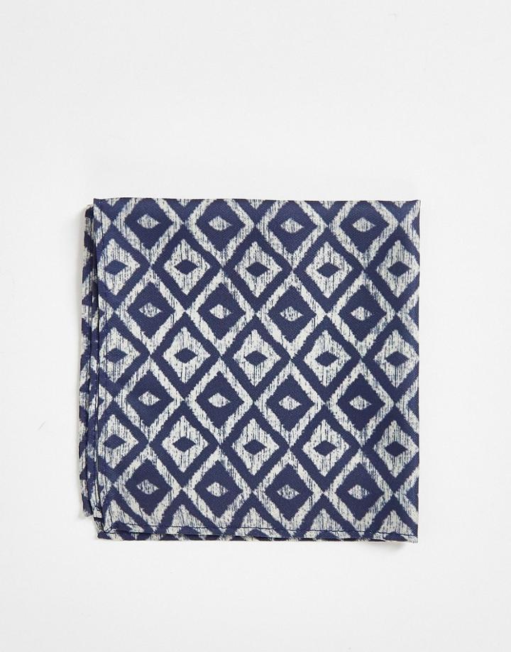 Asos Design Pocket Square In Print-multi