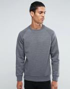 Threadbare Waffle Stitch Sweater - Gray