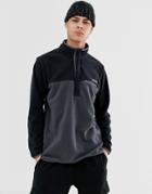 Columbia Mountain Half Zip Fleece In Gray - Gray