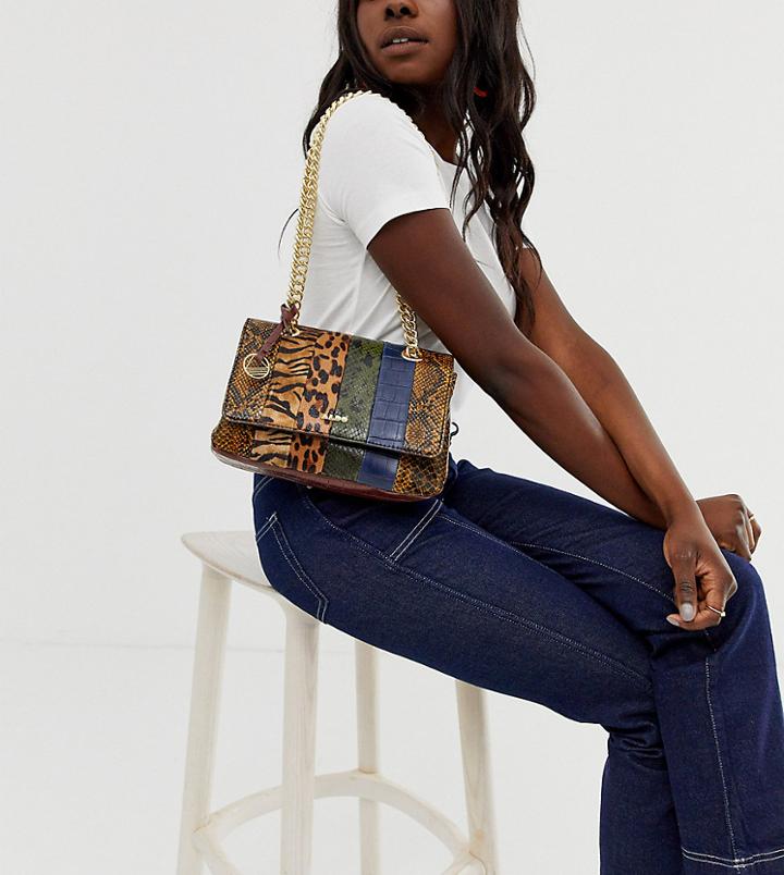 Aldo Proaven Chain Strap Crossbody Bag In Mixed Material